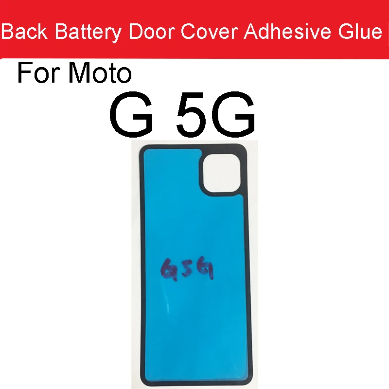 Back Battery Cover Door Adhesive Sticker For Moto P30 Play X Force One Vision One 5G Ace G 5G Z 2018 XT1789 G6 Play G7 Power