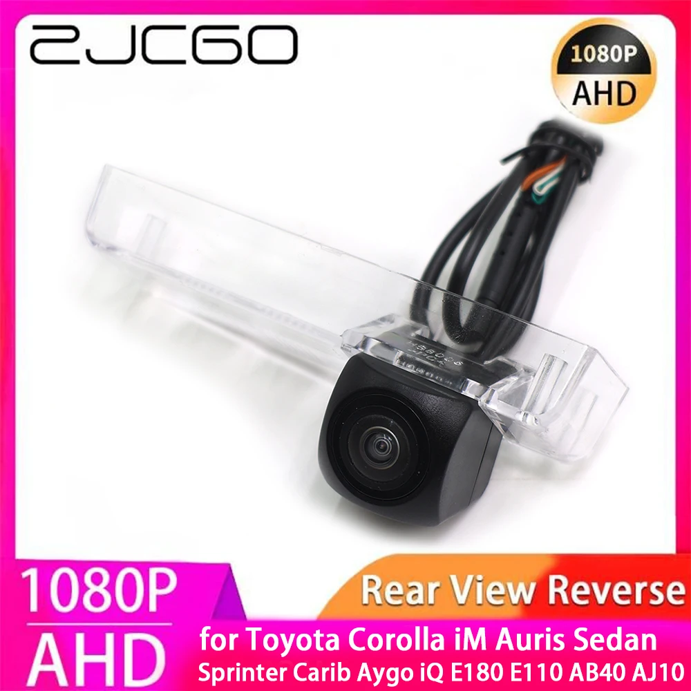 AHD 1080P Parking Reverse Back up Rear View Camera for Toyota Corolla iM Auris Sedan Sprinter Carib Aygo iQ E180 E110 AB40 AJ10