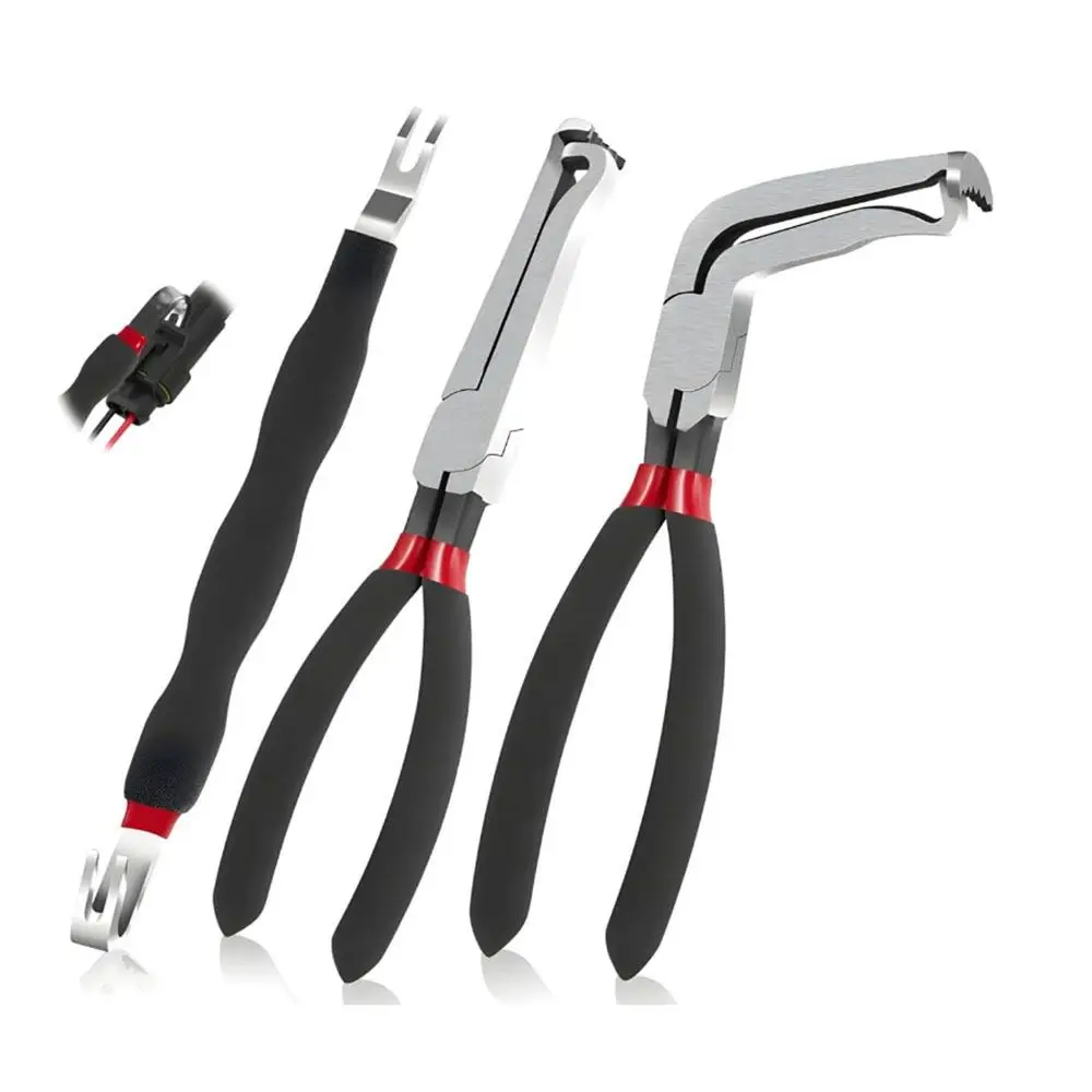 3 Buah/Set Tang Pemutus Listrik Saluran Bahan Bakar Pemisah Kawat Harness Tang Pembongkaran Anti Selip Pemotong Saluran Mobil