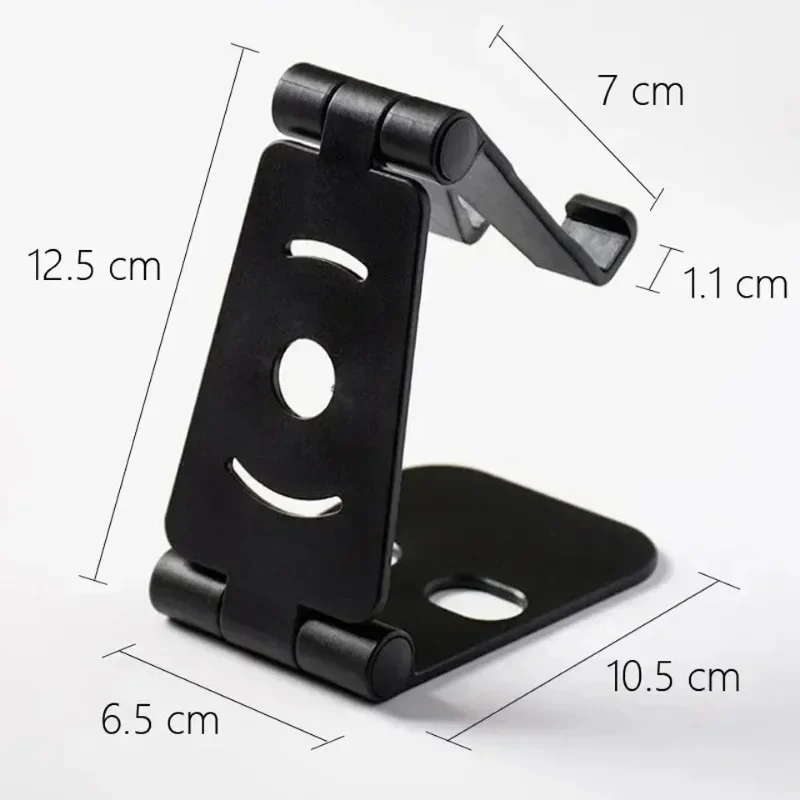 Folding Cell Phone Stand Fully Adjustable Foldable Mobile Phone Holder Cradle Dock Compatible with iPhone 15 14 13 12 Pro Max Xs