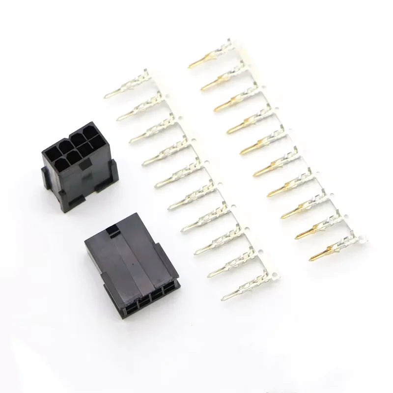 

4.2mm 5559 GPU/PCI-E 8Pin Female Connector + 10pcs Terminal Pins.