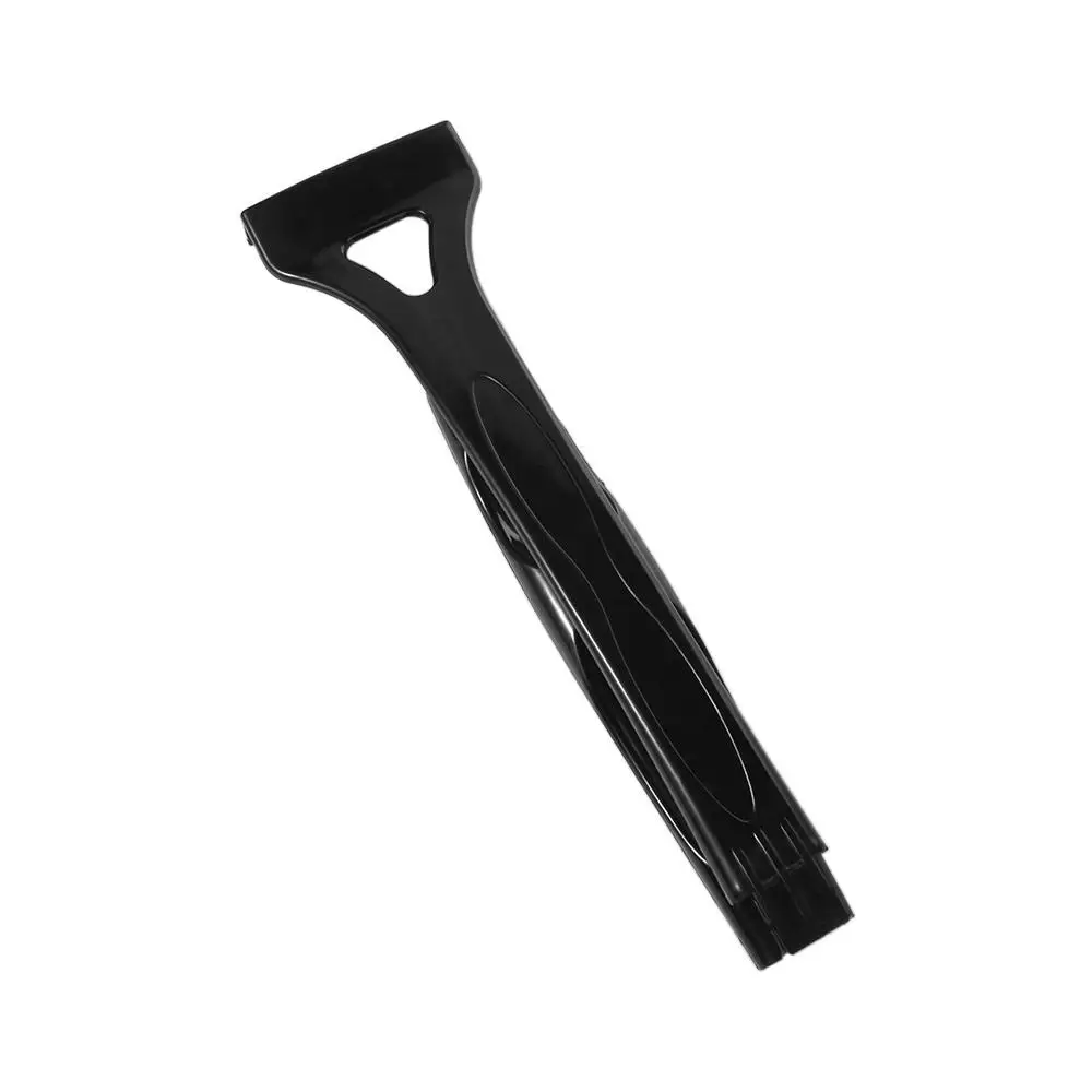 ماكينة حلاقة خلفية قابلة للطي للرجال، شفرات قابلة للاستبدال، ماكينة تشذيب شعر الظهر الرطبة أو الجافة، ماكينة حلاقة بمقبض طويل ومقبض للساق