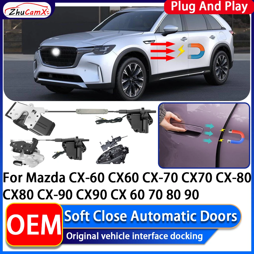 

Electric Suction Power Soft Close Car Door Automatic Closing For Mazda CX-60 CX60 CX-70 CX70 CX-80 CX80 CX-90 CX90 CX 60 70 80 9