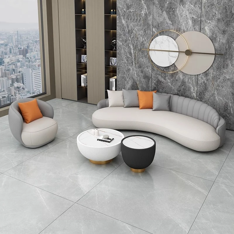 Light Luxury Hotel Sofas Leisure Romantic Comfortable Room Decor Hallway American Sofas Curved Creative Muebles Salon Furniture
