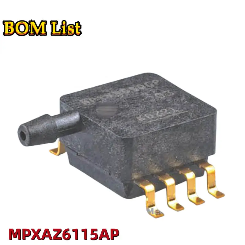 

Original MPXAZ6115AP Pressure Sensor 2.18PSI ~ 16.68PSI (15kPa ~ 115kPa) Absolute Male - 0.13" (3.17mm) Tube 0.2 V ~ 4.7 V SOP-8