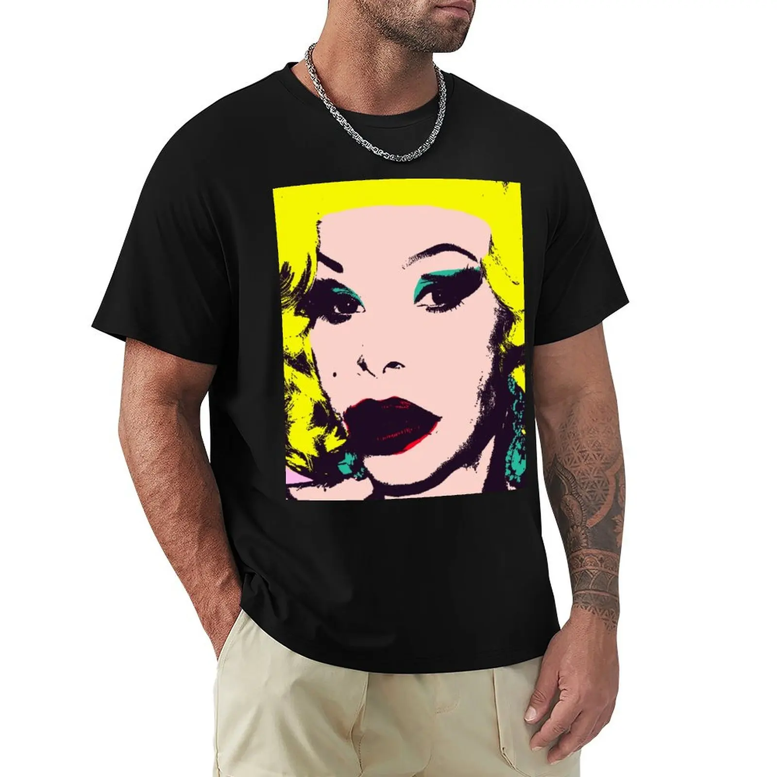 Amanda Lepore T-Shirt Athletic Quick Dry T-Shirt for Men