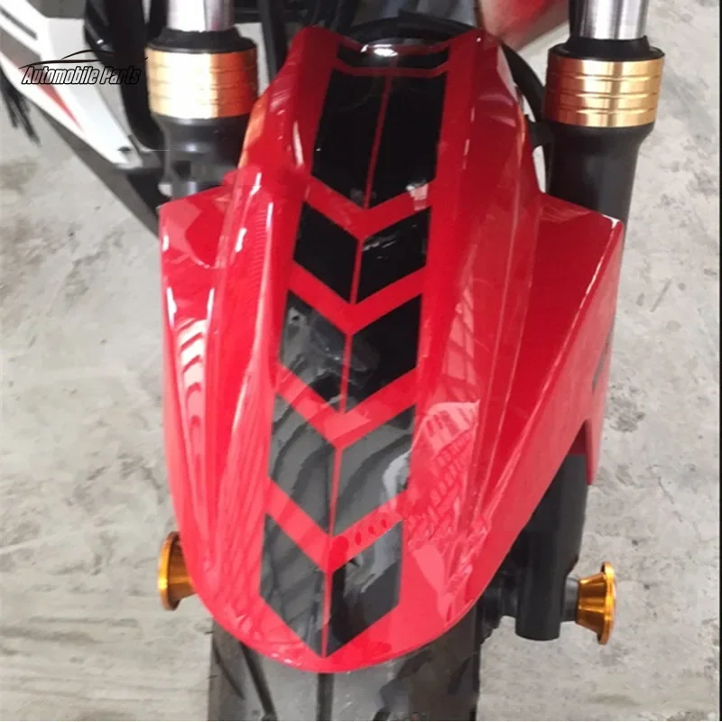 Motorcycle Arrow Stripe Stickers Fender Paste Universal Waterproof Oilproof Reflective Motorbike Tape Decal Moto Accessories