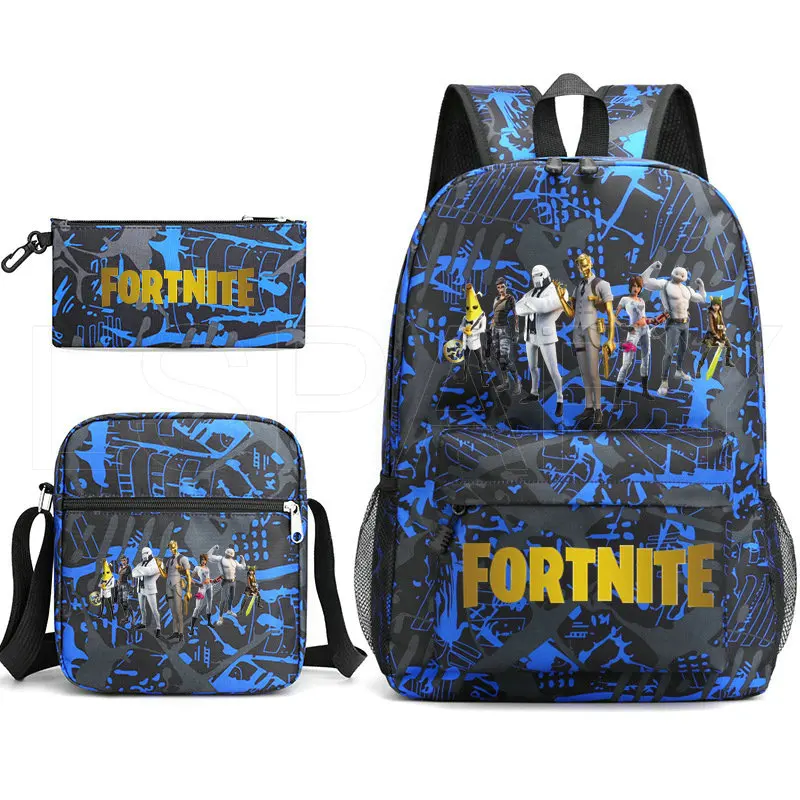 Fashion Backpack Students School Bags Fortnites Girls Boys Children\'s Schoolbag Mochilas Teenage Fortnites Print Bookbag