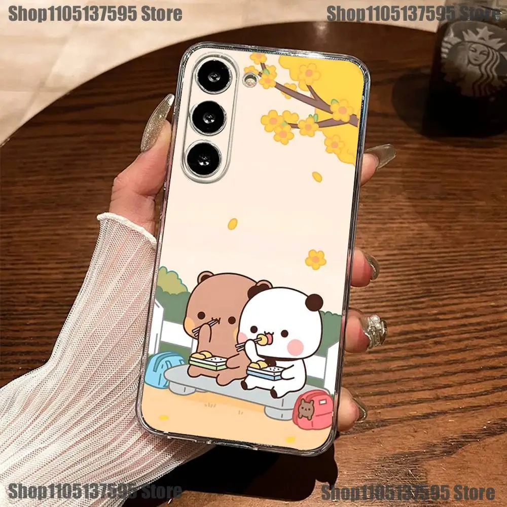 Urocze etui na telefon BuBu DuDu do Samsunga S30,23,21,22,20, FE lite,S10,9,8,7 PIus Note20ultra, miękkie, przezroczyste