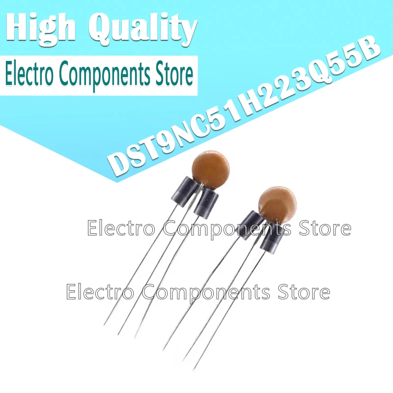 2PCS Y5S .022S 50V 22nF Three Terminal EMFIL Capacitors DST9NC51H223Q55B Squelch EMI Three Terminal Filter Capacitor