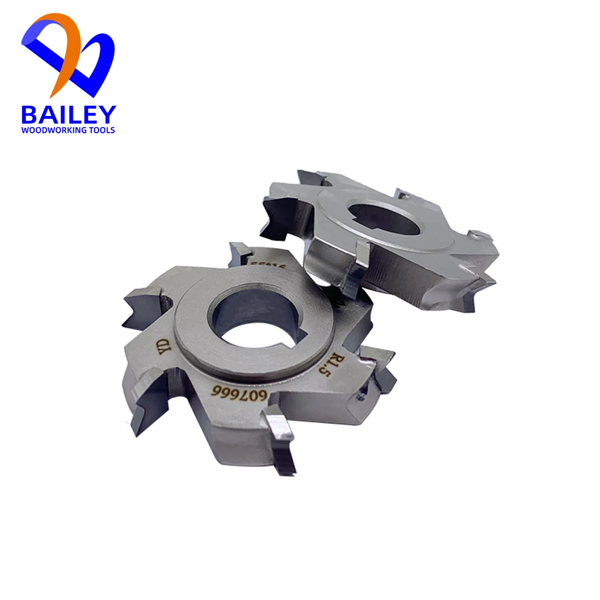 BAILEY 1Pair 55x16x11mm 6Z R1.5/R2/R3 Fine Trimming Cutter Woodworking Machinery Tools Slotting Cutter For Edge Banding Machine