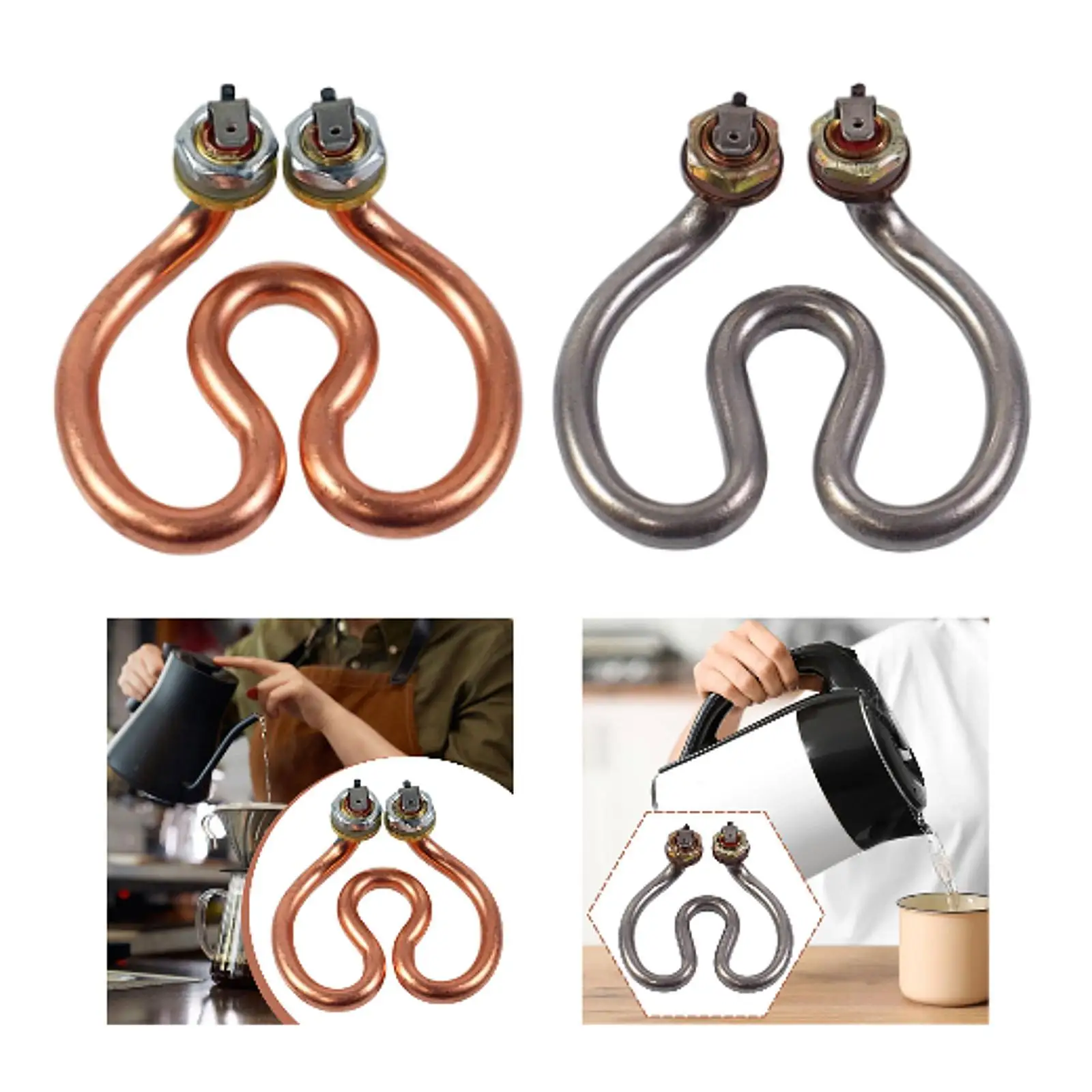 Electric Kettle Heating Element Coffeemaker Part Electric Heat Tube Replaces