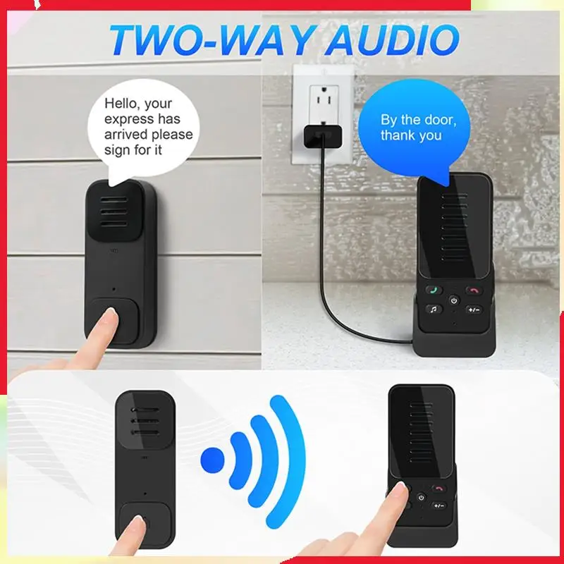 b18b-wireless-doorbell-two-way-audio-doorbell-household-use-long-distance-one-button-pager-with6-ringtones