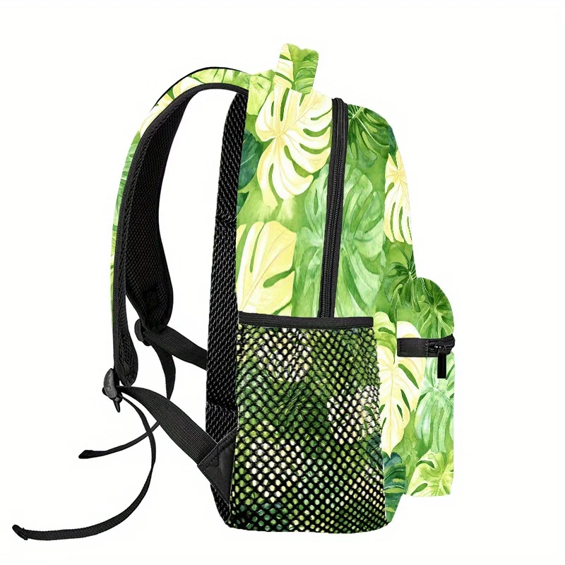 Various Leaves Theme Backpack Travel Hiking Backpack Suitable for Shopping Daily Beach Laptop and Other Personality Backpacks