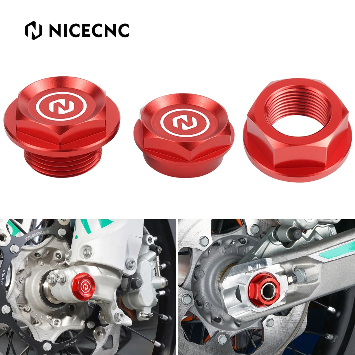 

For Beta RR 300 RR 250 2013-2024 RR 125 2019-2024 RR 350 480 Enduro Racing RRS 350 390 430 500 Front Rear Wheel Axle Nut Screw