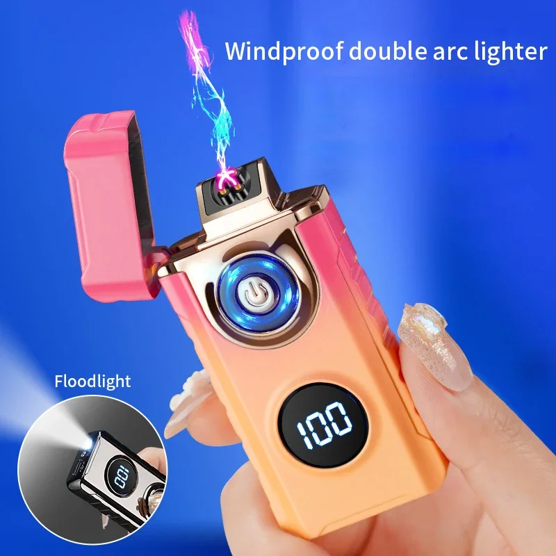 

Creative Usb Charging Lighter Touch Screen Electronic Cigarette Lighters Small Rechargeable Electric Lighter