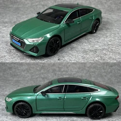 Diecast Original 1:24 Scale Audi RS7 Simulation Alloy Car Model Static Display Collection  Gift Toy Decoration Commemorative