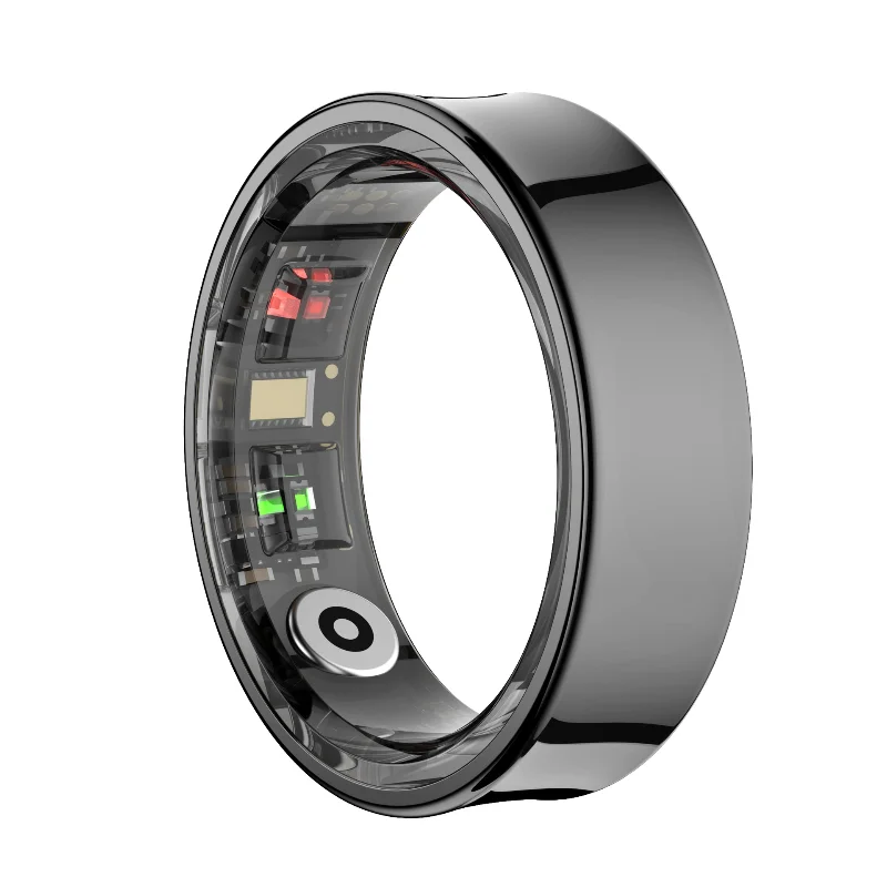 

Smart ring heart rate blood oxygen sleep exercise pedometer waterproof bluetooth photo with charging compartment wearable