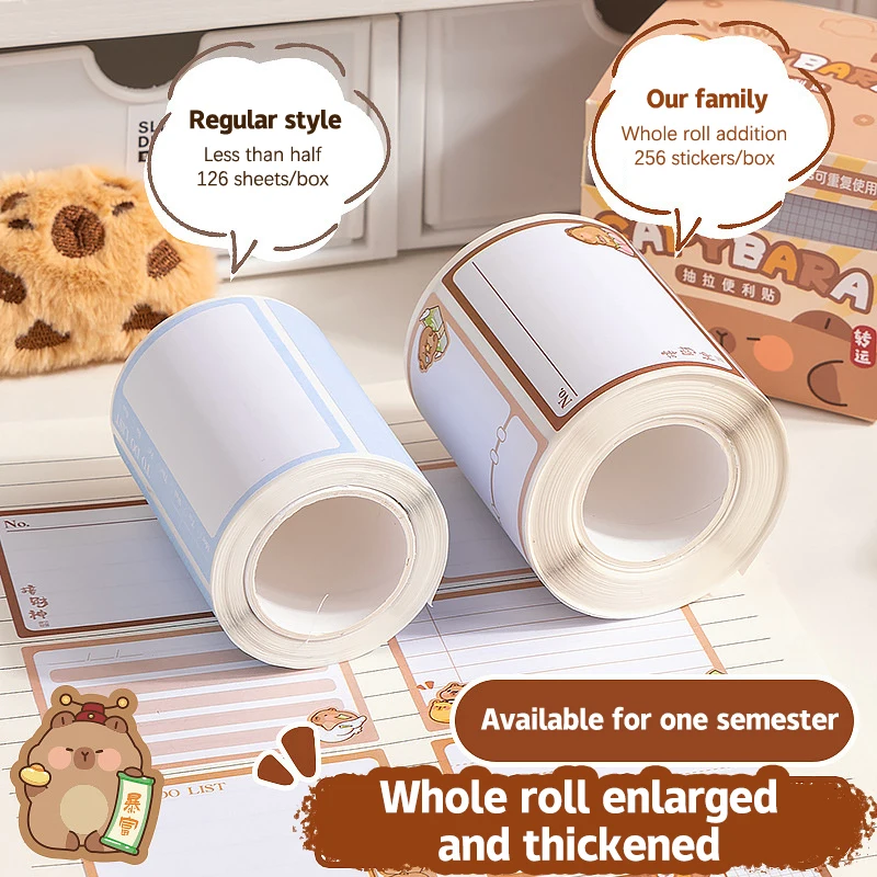 Colorido Pull-Out Sticky Notes, Multi-Funcional Alto Sticky Notes, Errado Sticky Notes, Decoração DIY Notebook, 256pcs