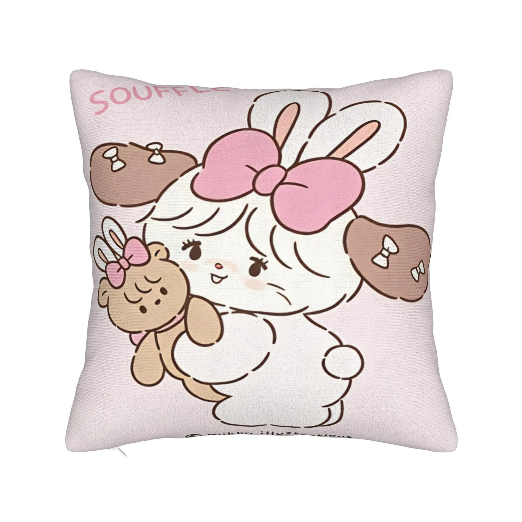 Pillow Cover Mikkos Mousses  Vintage Pillow Case For Office Car Home Decor Pillowcases