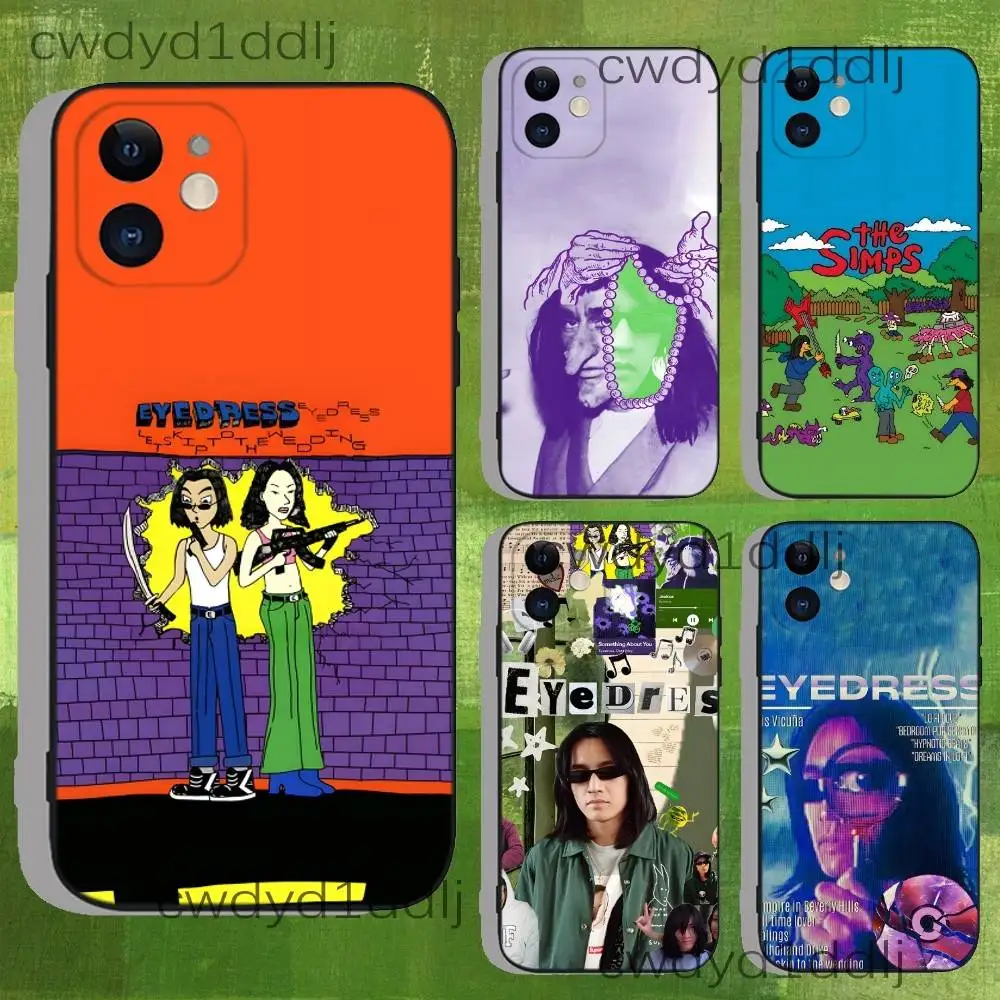 E-Eyedress – coque de téléphone antichoc en Silicone souple, pour modèles 15,16,17,13,14,11,12,Pro,Max,Plus,E,Air,Mini