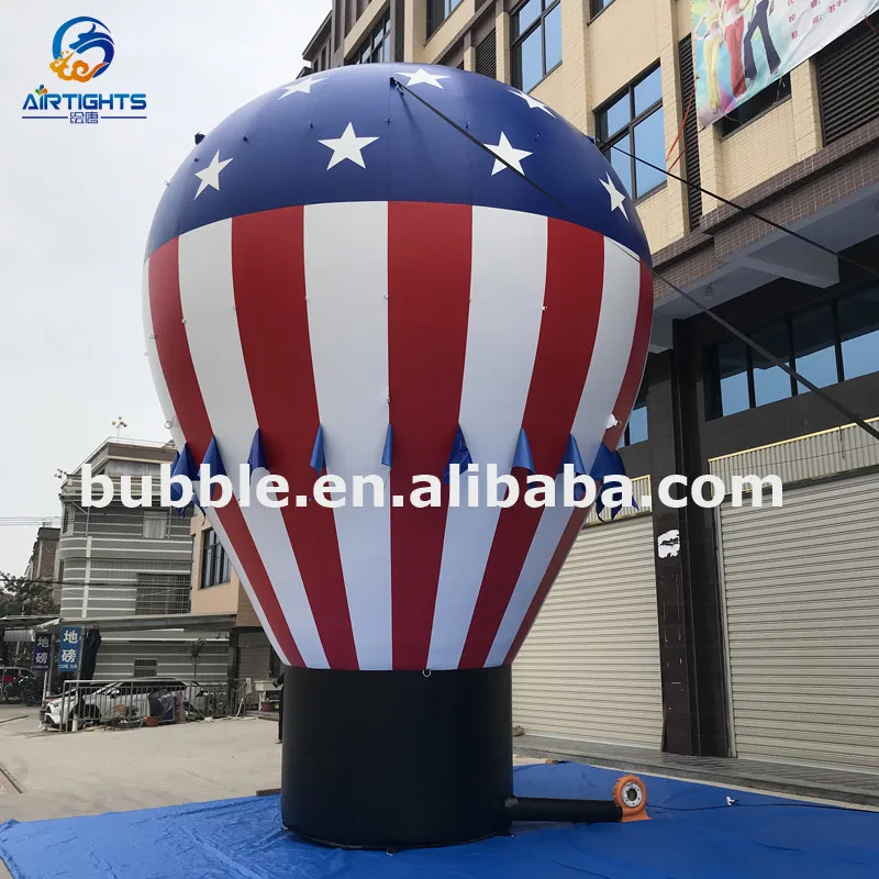 Szybka dostawa, gwarancja handlowa, balony w kształcie balonów na ogrzane powietrze, reklamowe balony dmuchane na dach.