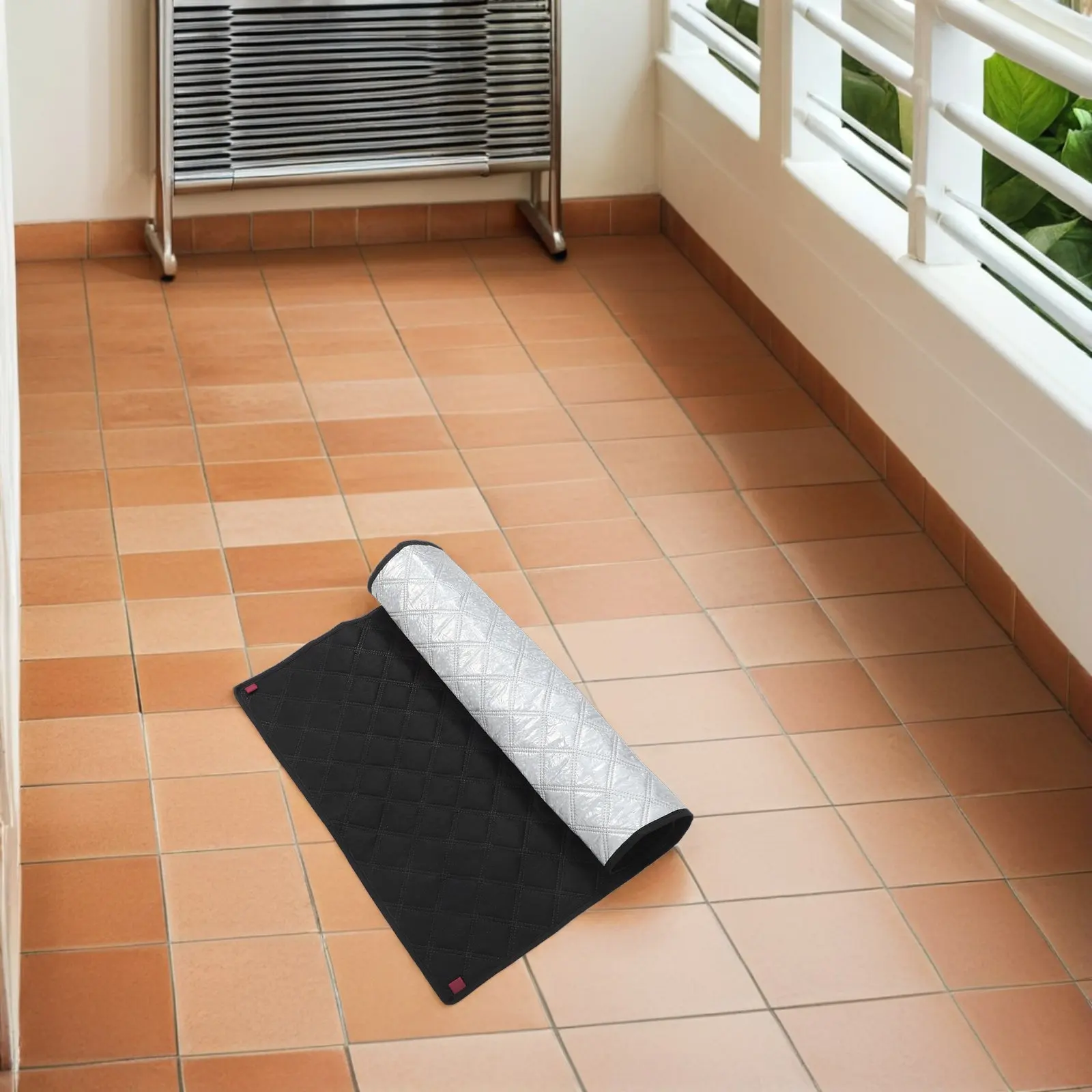 Heavy Duty Reusable Aluminum Foil Freezer Cover Protector Sunshade Water Resistant Thermal Insulation for Outdoor Balcony Garage