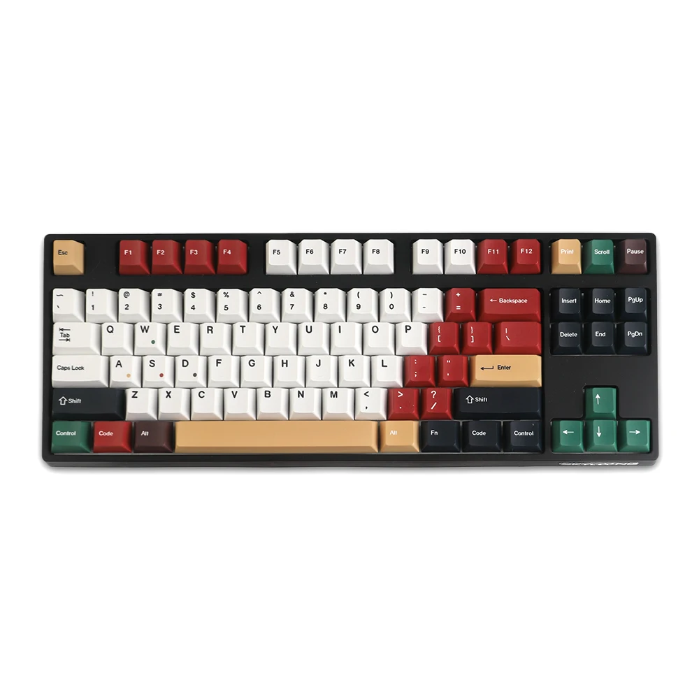 145 Keys Retro Mixed Lights Keycaps Cherry Profile PBT Dye Sublimation Keycap For MX Mechanical Keyboard Accessories