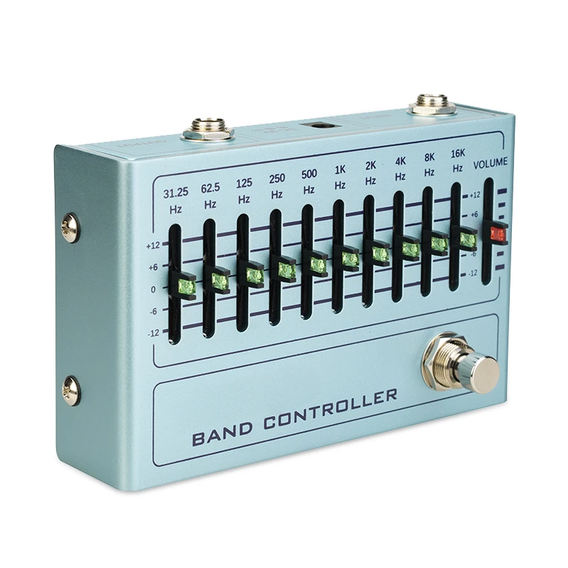 

Band Controller Mini Effects Eq Equalization Electric Guitar Effects 10-Band Eq Pedal For Bass And Guitar Effects