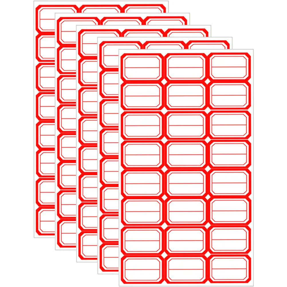 140 Sheets Waterproof Sticky Labels Multi-Function Compact Classified Tags Ready to Use Office Bottle Price Product Stickers