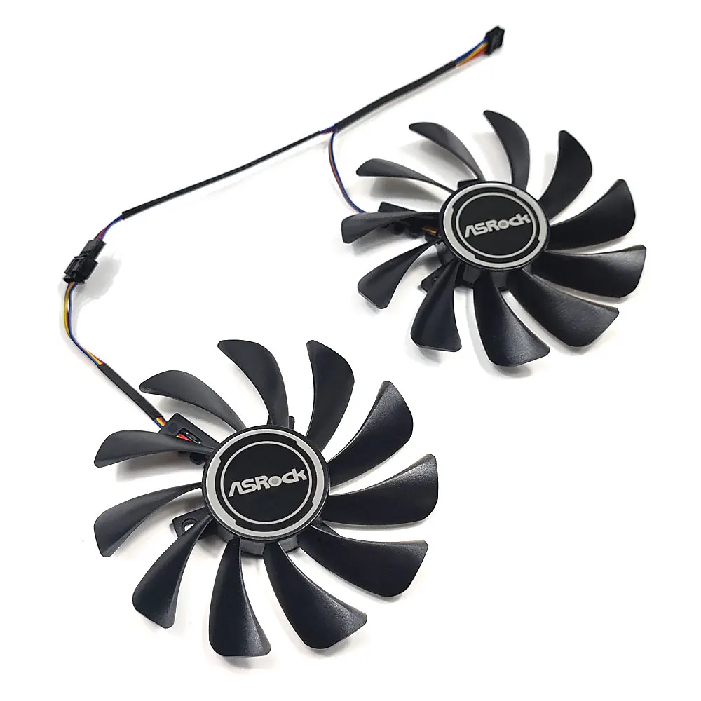 NEW 95MM CF1010U12S RX 6700 XT GPU FAN，For ASRock Radeon RX 6600、RX 6600 XT、RX 6700 XT Graphics card cooling fan