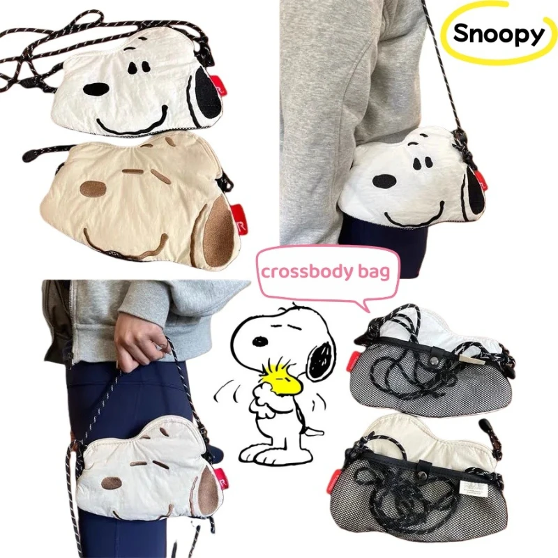 

Новая сумка для телефона через плечо Snoopy, подвесная сумка с героями мультфильмов для хранения, портативная, стильная персонализированная креативная портативная маленькая сумка в подарок