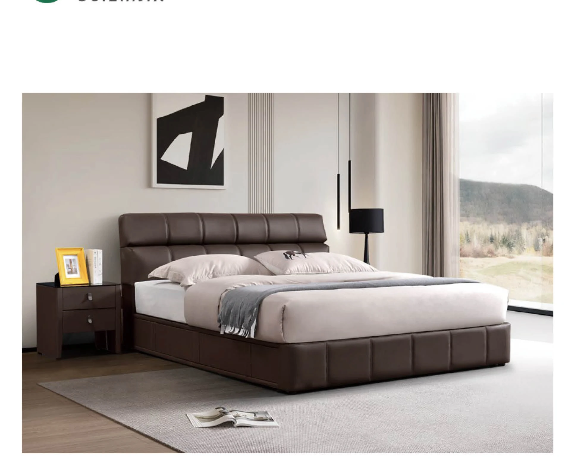 

&* Large-sized Luxurious Bed With Storage Compartment,Anti-head Oil And Anti-crackingCan He Disinfected With Alcohol