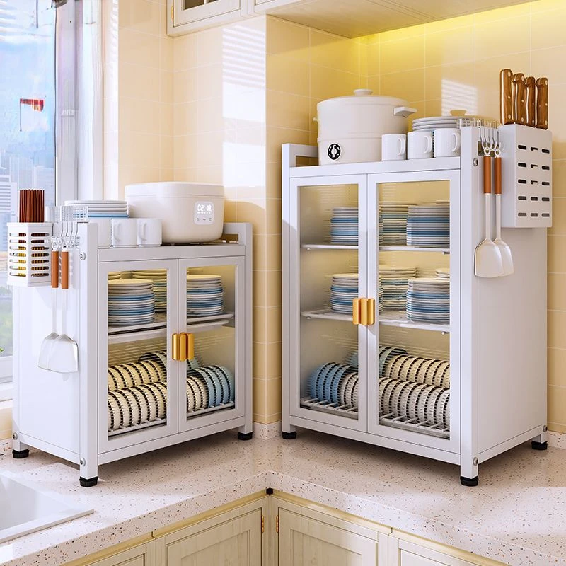 Kitchen Storage Rack Drain Bowl Rack Household Dishwasher Chopsticks Plate Multifunctional Countertop Tableware Storage Cabinet
