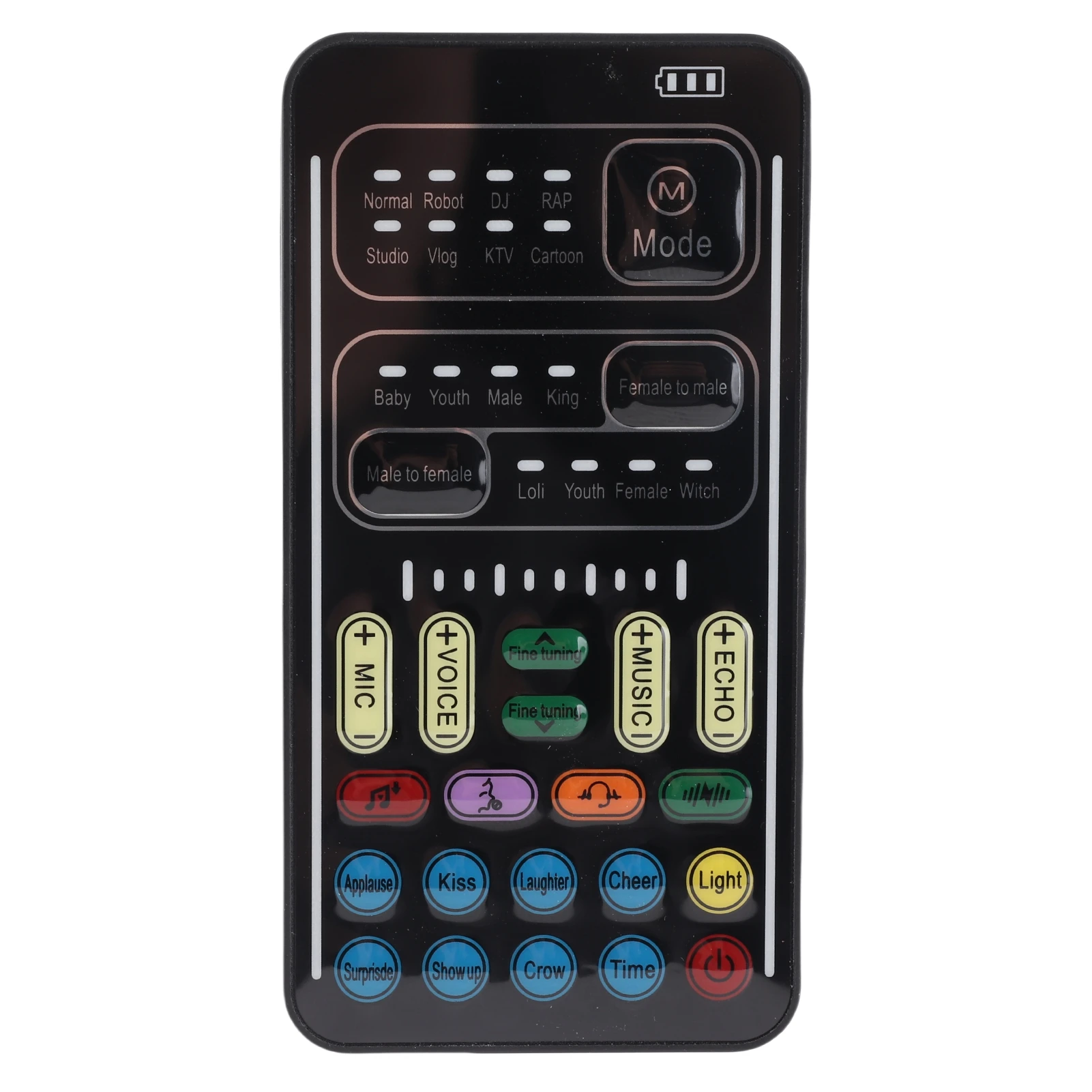 

Sound Changer I9 Voice Changer Set Multifunction Portable Recording Mini Sound Card For Game Anchor Recording Computer