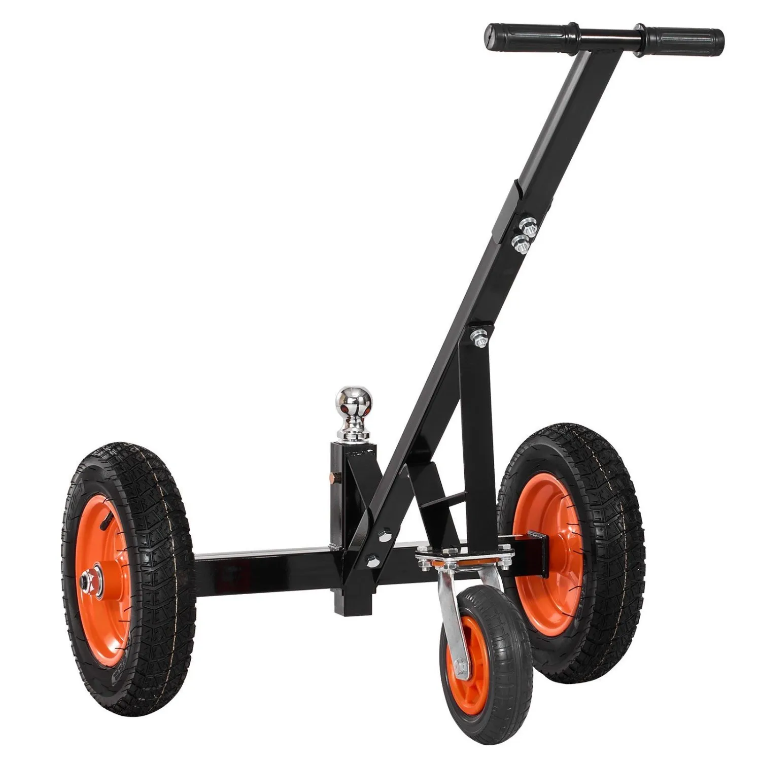 

Adjustable Trailer Dolly - 1200 lbs Tongue Weight Capacity, 18/22in Height Adjustment, 15.2in Pneumatic Tires for Boat/Utility/C