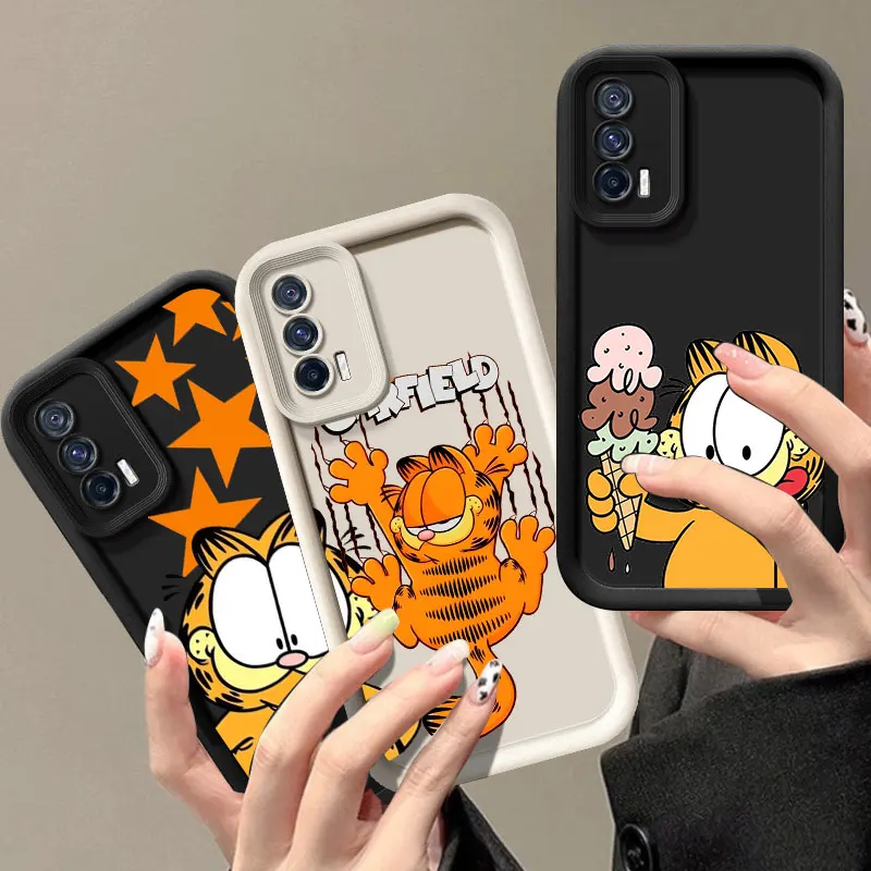 Cute G-Garfield Phone Case For VIVO V30 X80 X90 X100 Pro V29 V40 Y100 Y02 Y17 Y22 Y76 S Y03 Y21 Y27 Y28 Y35 Y36 Y72 Y75 Y78