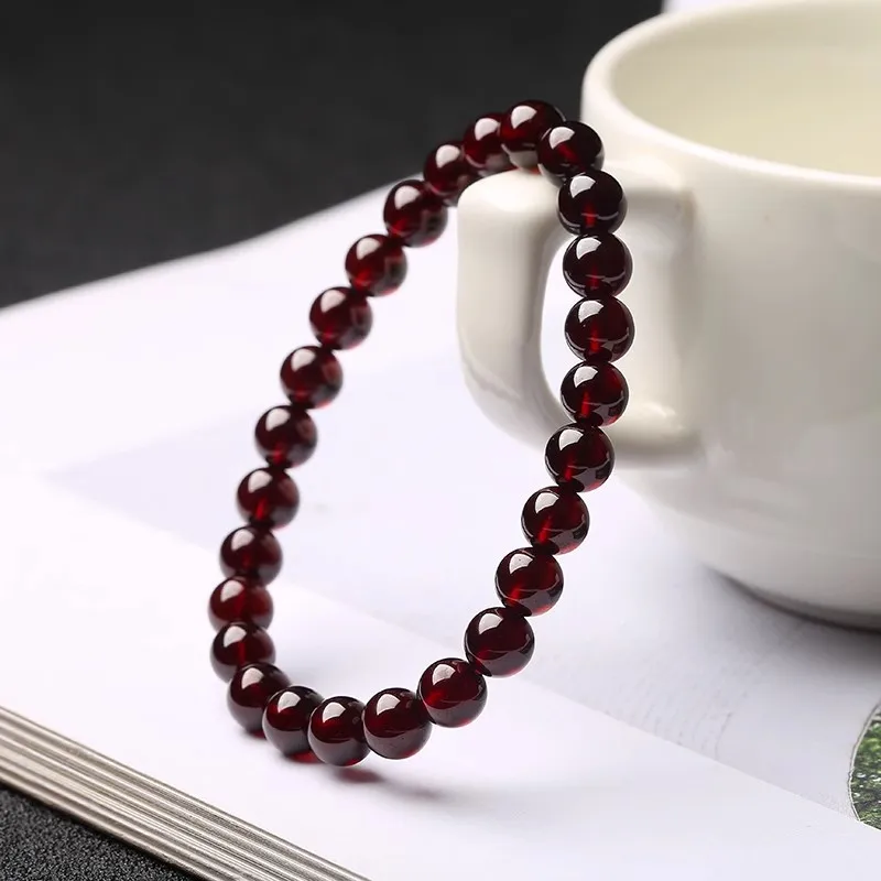 Natural Claret Garnet Bracelet Women Single and Multi Circle