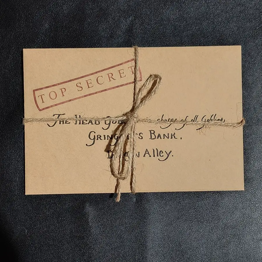 Аниме Волшебный мальчик, периферийный материал, Гринготты, философский камень, пикап, письмо, фанат, коллекция, реквизит для косплея