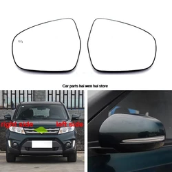 Voor Suzuki Vitara S-Cross Vervangen Buitenste Achteruitkijkspiegels Lens Deurvleugel Achteruitkijkspiegel Glas Met Verwarming