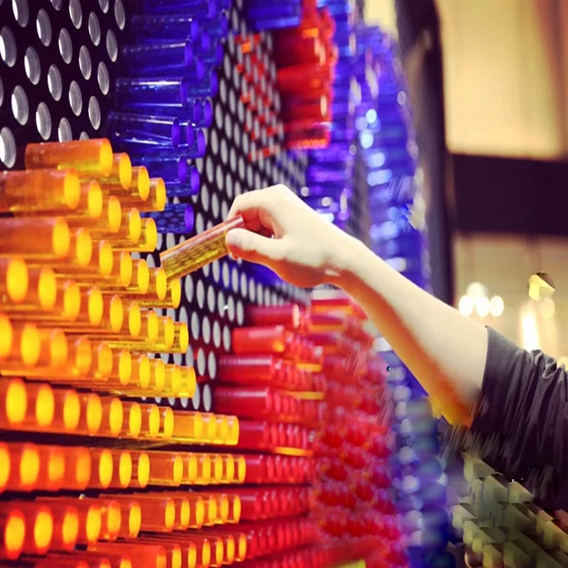 28pcs Colored Acrylic Rod 1