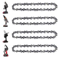 6 inch chainsaw chain 6inch Mini Steel Chainsaw Chains Electric Chainsaws Accessory Chains Replacement Mini Electric Chainsaw