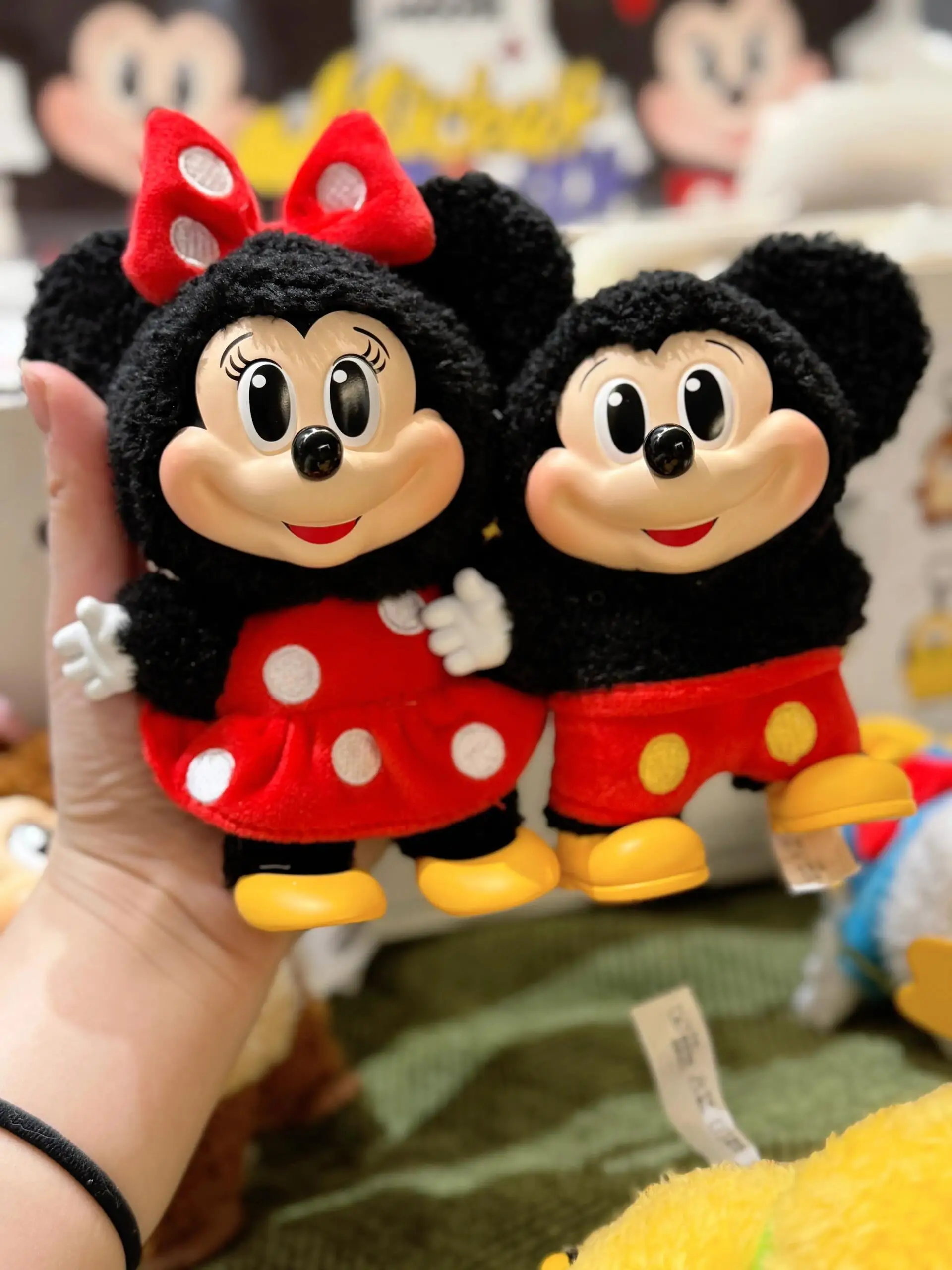 Disney, Blinddozen voor de familie Mickey, Kawaii vinylhangers, verzamelmodellen, rugzakhangers, vakantiecadeaus