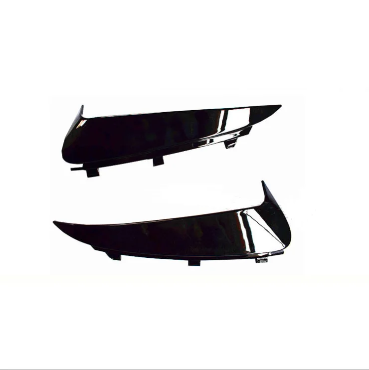 Rear Bumper Canard Flaps Spoiler Cover For Mercedes Benz C Class W205 C205 S205 Coupe Sedan Wagon Gloss Black Car Accessories