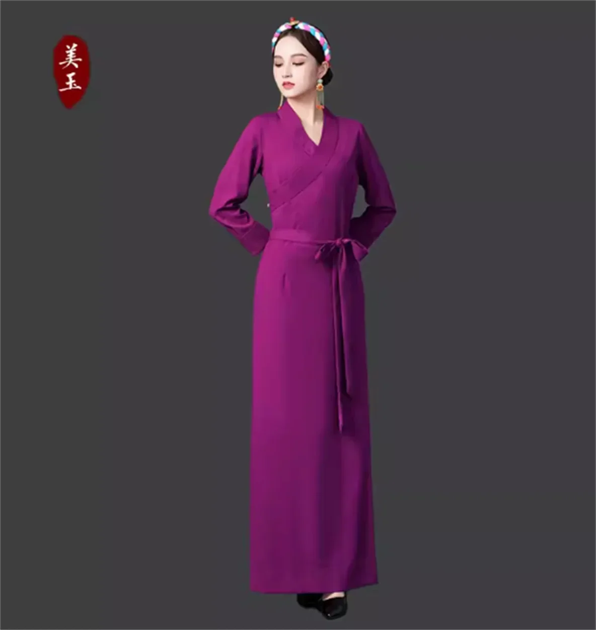 중국 민족 스타일 티베트 댄스 공연 의상, 티베트 스타일