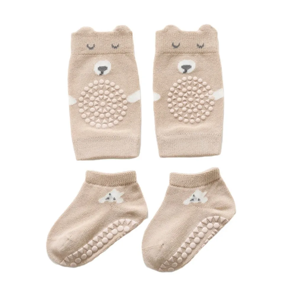 Baby kneepad suit spring new A-class baby learning to climb anti-fall toddler crawling artifact children's floor socks