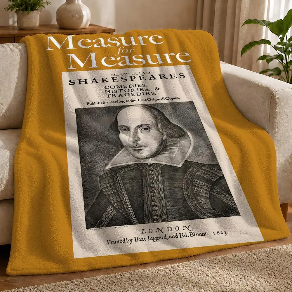 Measure For Measure Throw 1pc Flannel Blanket Soft Lightweight Warm Cozy For Bedroom Sofa Bed