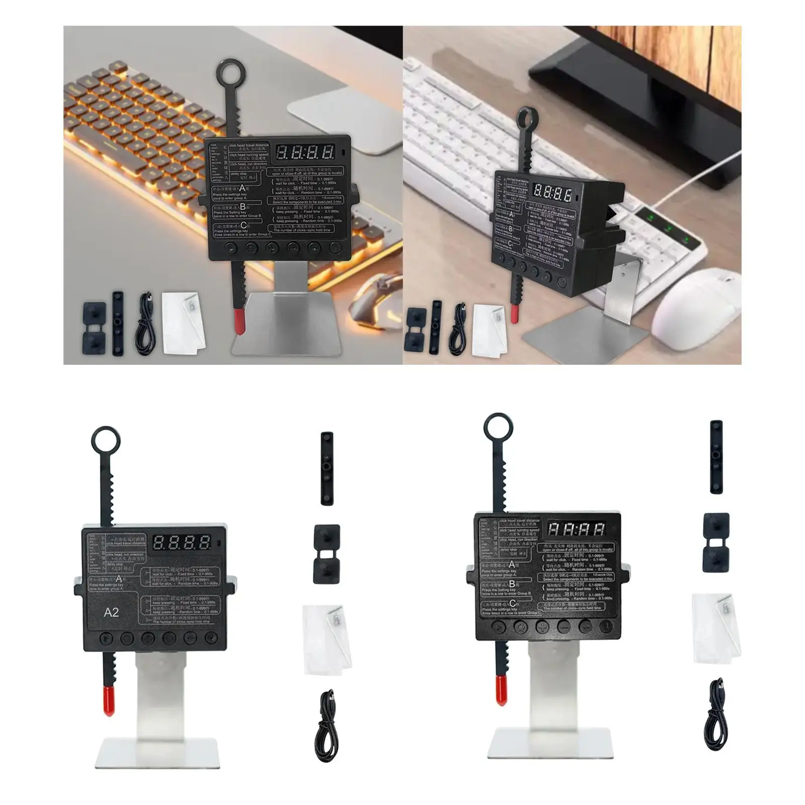 

Physical Click Auto Keyboard Clicker High Reliability Premium Prevent Offline Computer Keyboard Clicker Game Hang up Assistance
