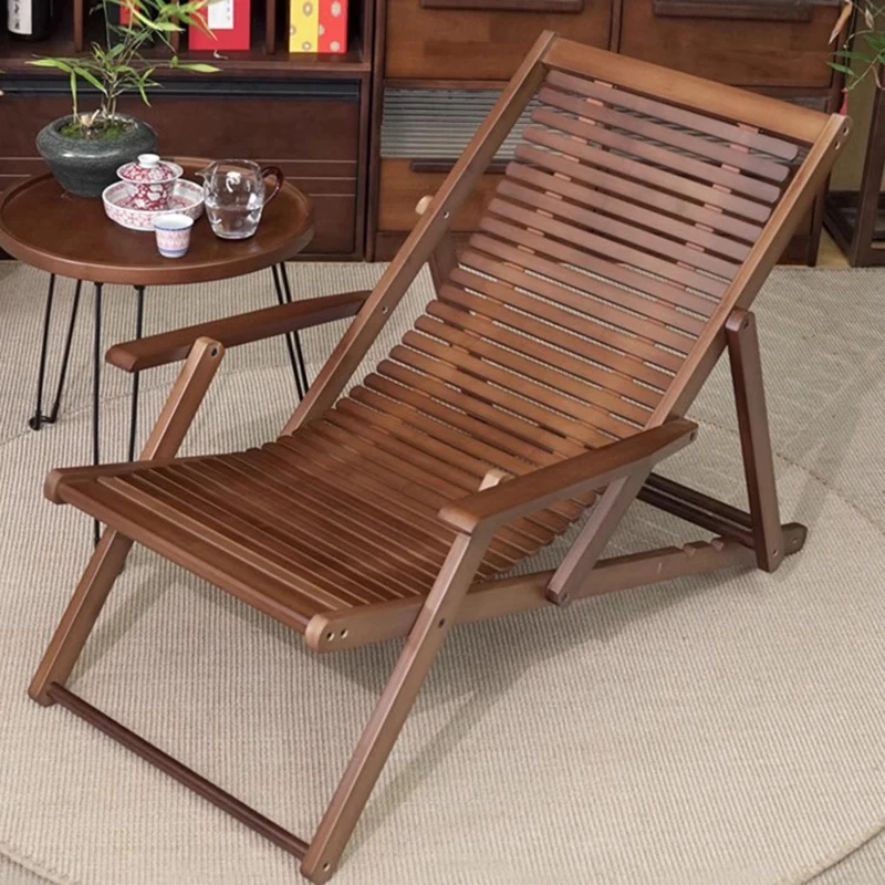 Recliner Fold Beach Chair Divan Balcony Originality Fallow Beach Chair Bamboo DESIGNERS Home Furniture Sillas Para Comedor FYBC