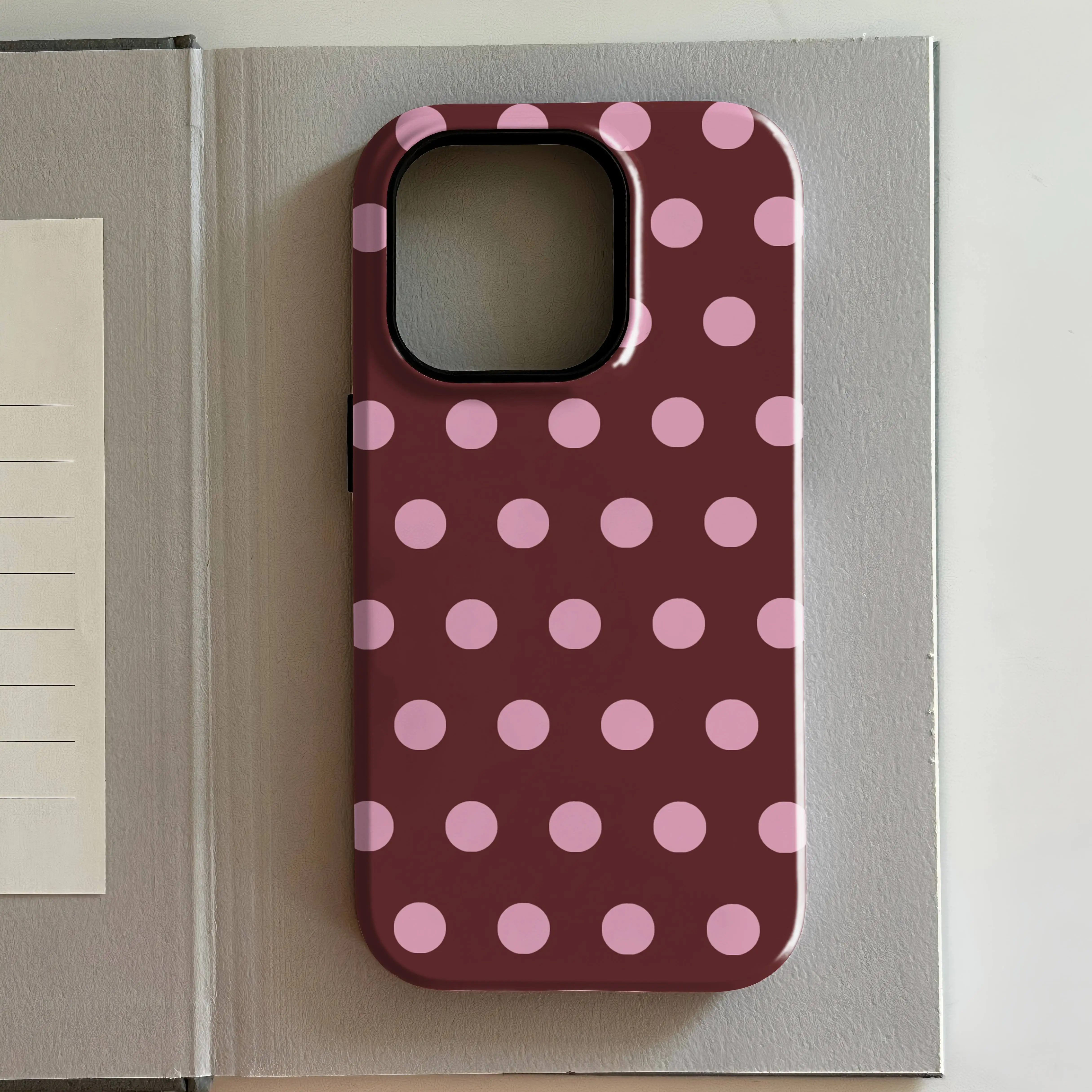 luxury Ins Berry Dot Hot Phone Case for iPhone 17 16 15 14 13 12 11 X XS XR XSMAX 7 8 Air Pro Max Plus Luxury Double-layer Cover - náhled 3